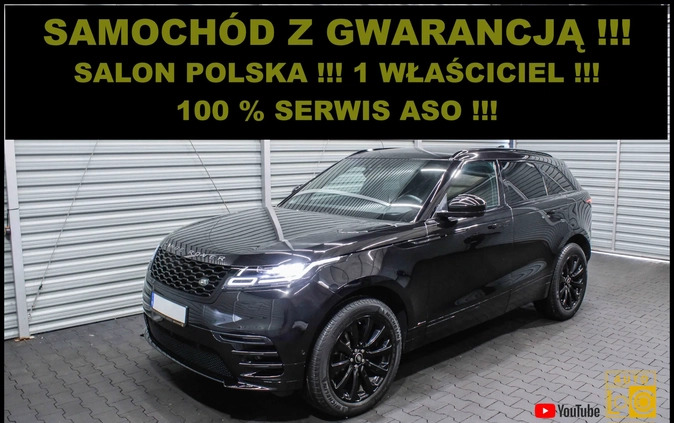 land rover range rover velar opolskie Land Rover Range Rover Velar cena 154888 przebieg: 139900, rok produkcji 2019 z Lubsko